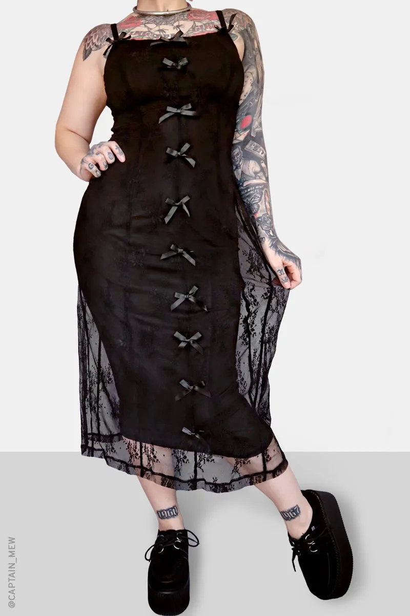 Obsidian Valentina Midi Dress