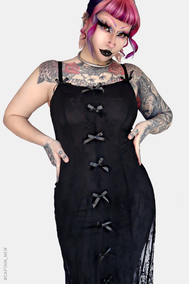 Obsidian Valentina Midi Dress