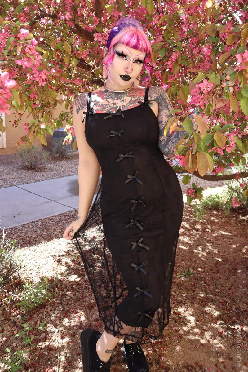 Obsidian Valentina Midi Dress