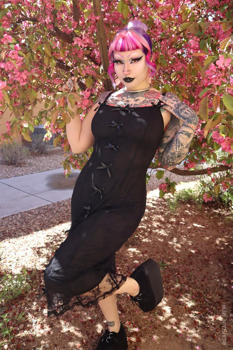 Obsidian Valentina Midi Dress