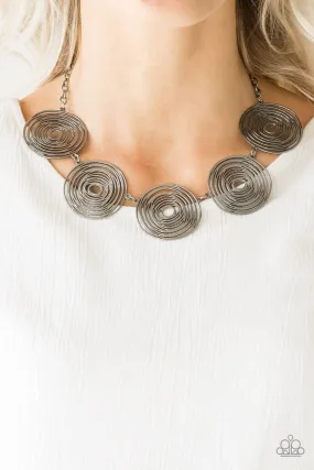 Paparazzi Accessories - SOL-Mates - Black Necklace