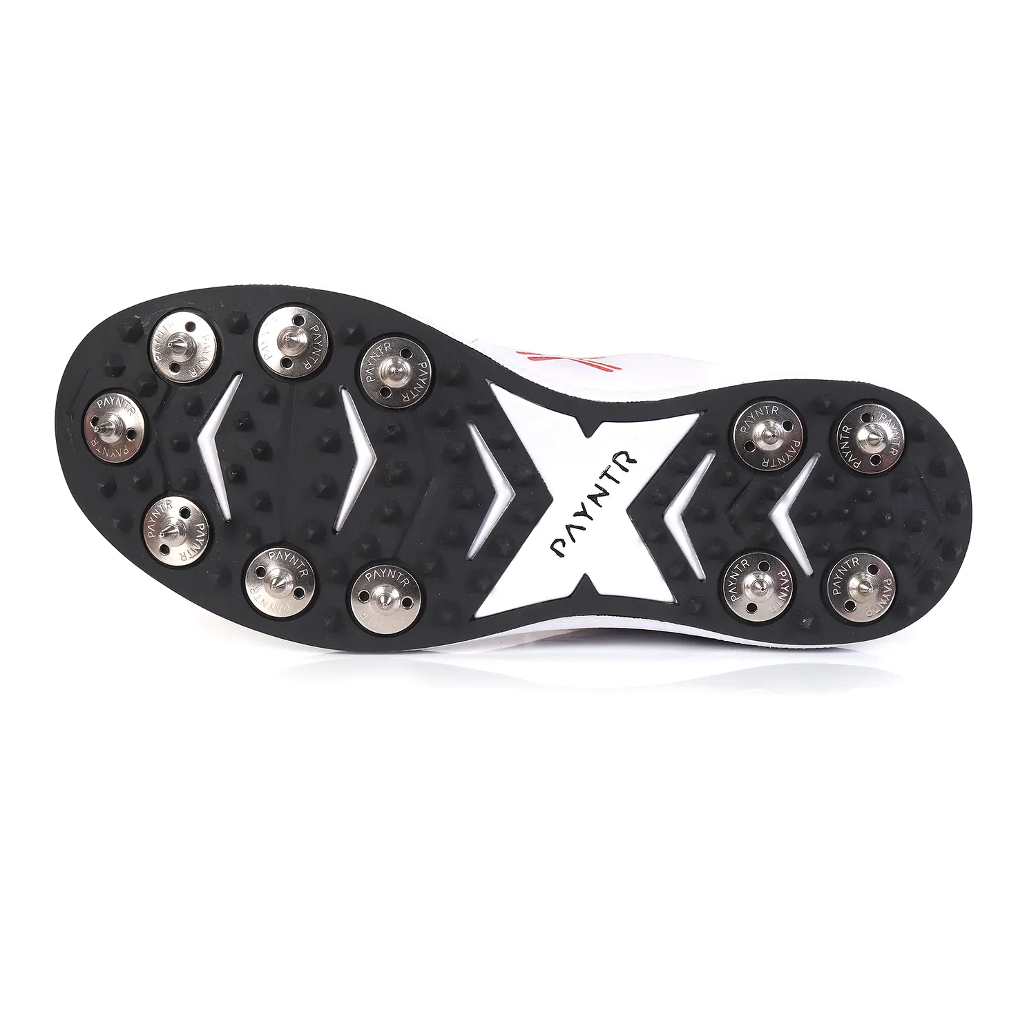 Payntr X-Spike Cricket Shoes - White/Black