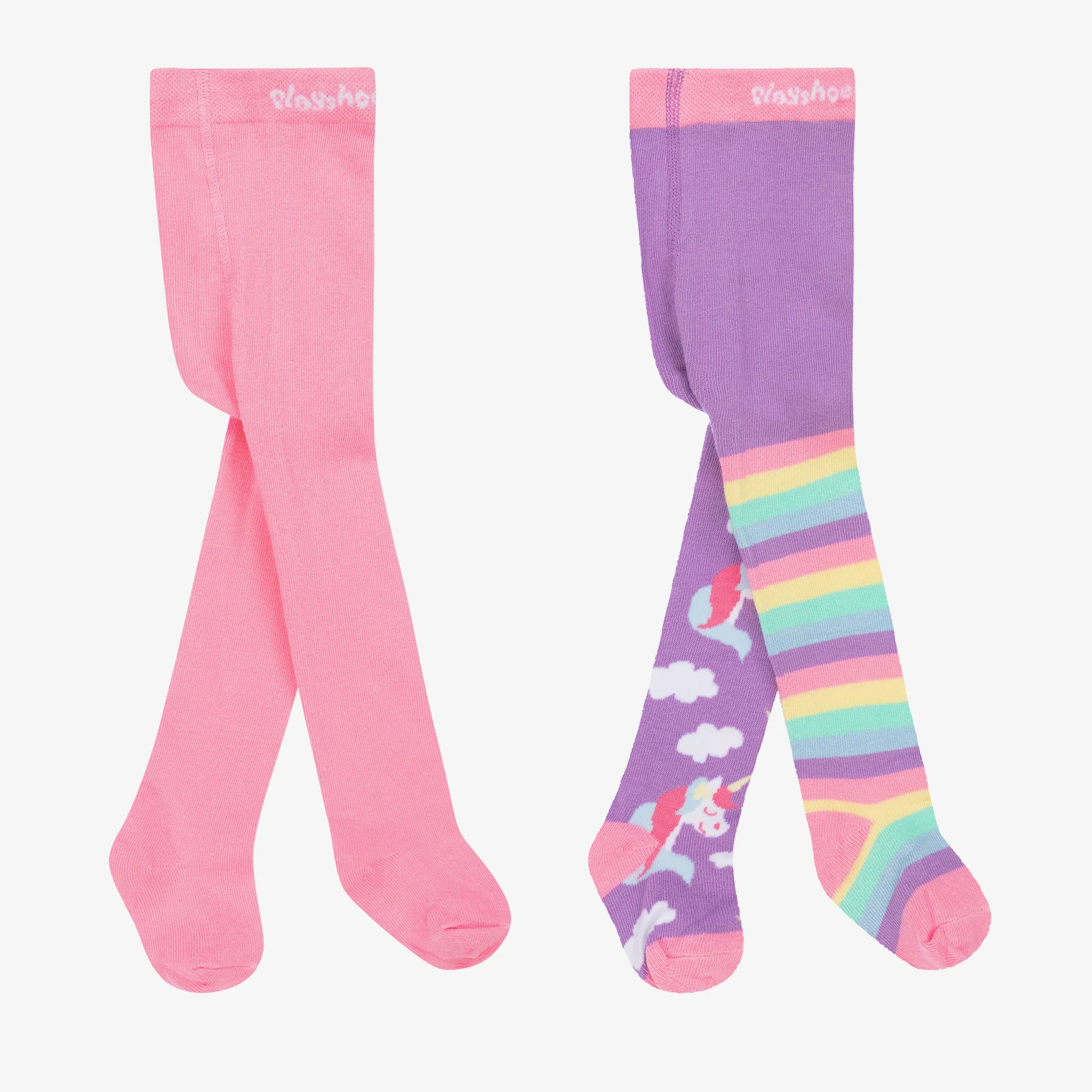 Pink & Purple Tights (2 Pack)