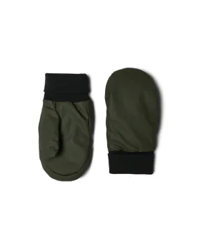 Puffer Mittens Green | Rains | Watch Wear