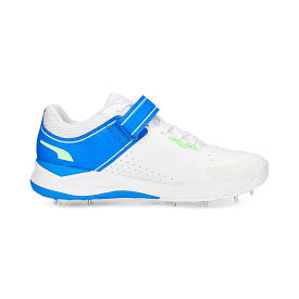 Puma 22.1 Bowling Spike Cricket Shoes (White/Blue)