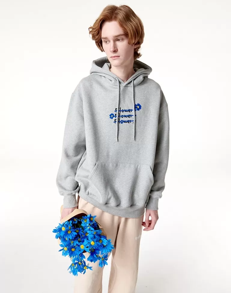 RADINEO  |[RADINEO]★ BLUE FLOWER 3 HOODIE