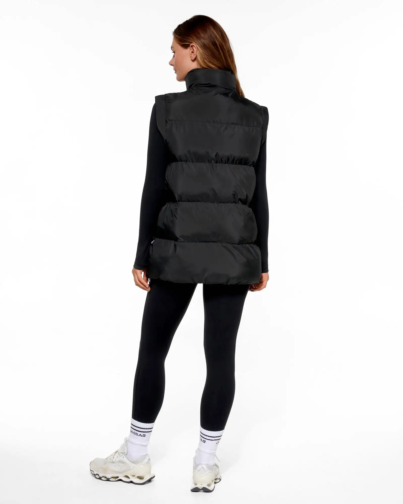 REFLECT PUFFER VEST BLACK