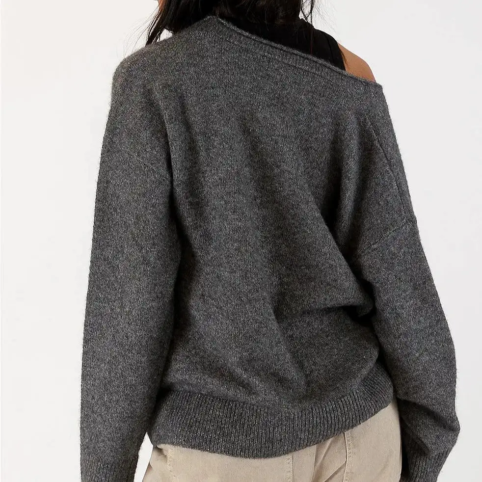 Roman Cardigan (Dark Grey)