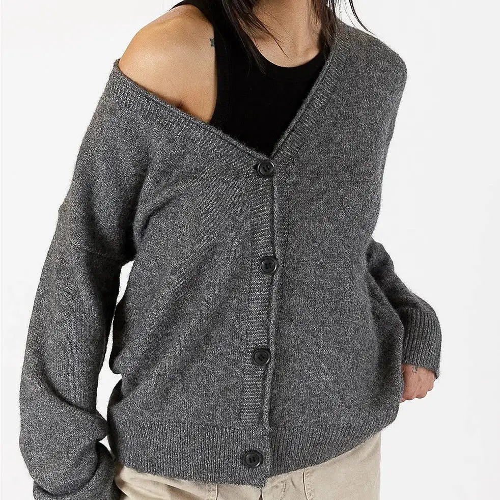 Roman Cardigan (Dark Grey)