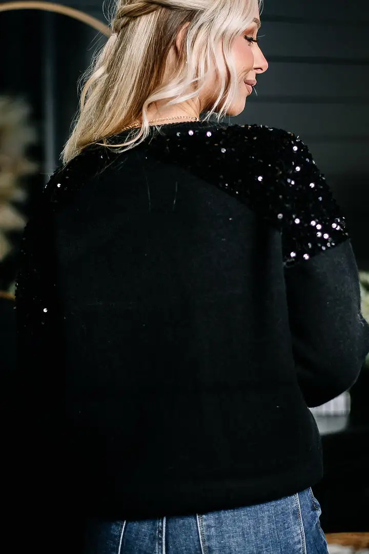 Shine On Sequin Detailed Sweater