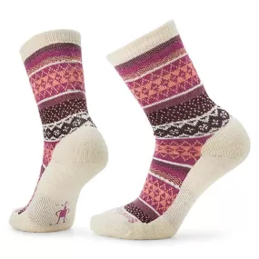 Smartwool Women's Everyday Dazzling Wonder Crew Socks in Moonbeam