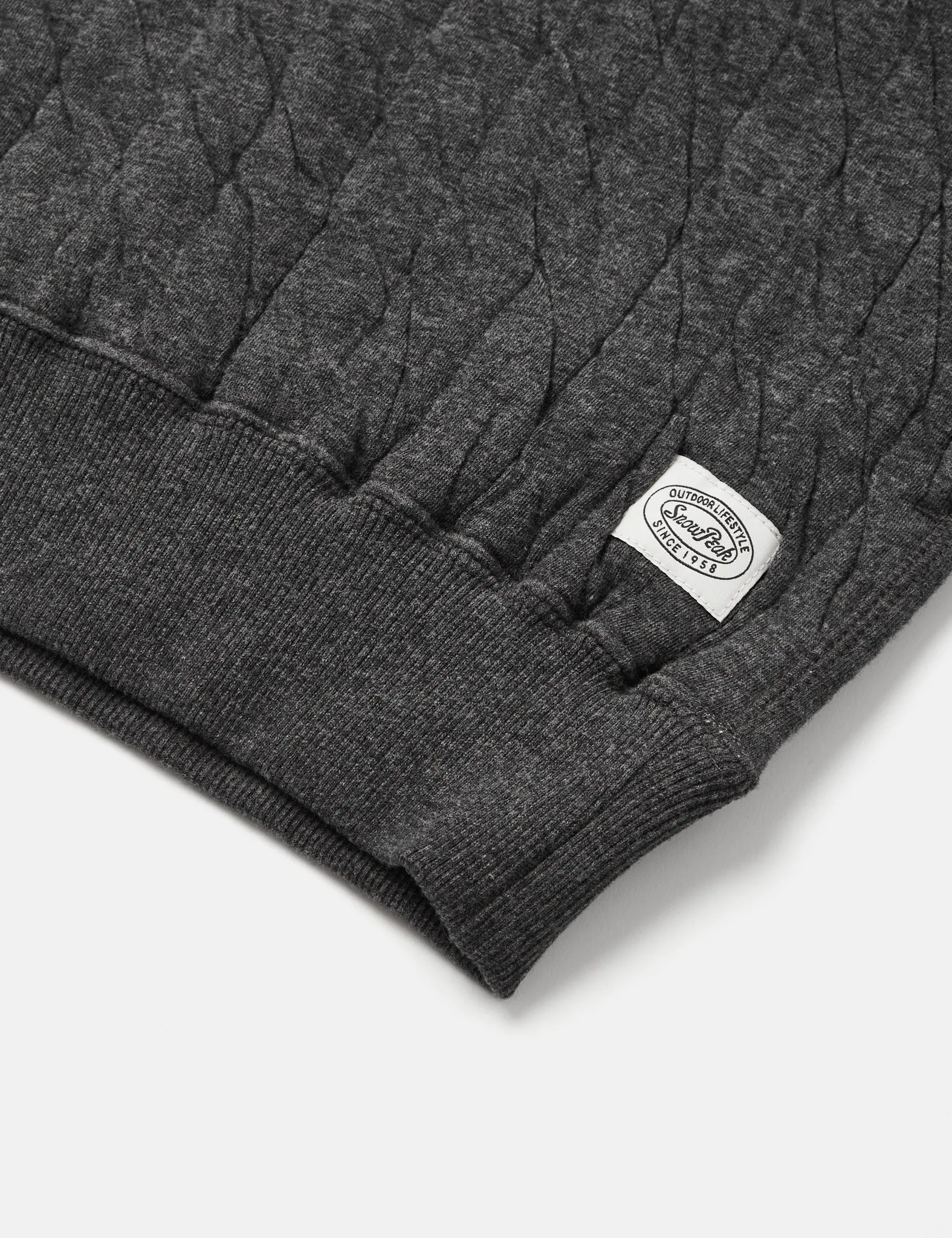 Snow Peak Natural Warm Stretch Pullover - Grey