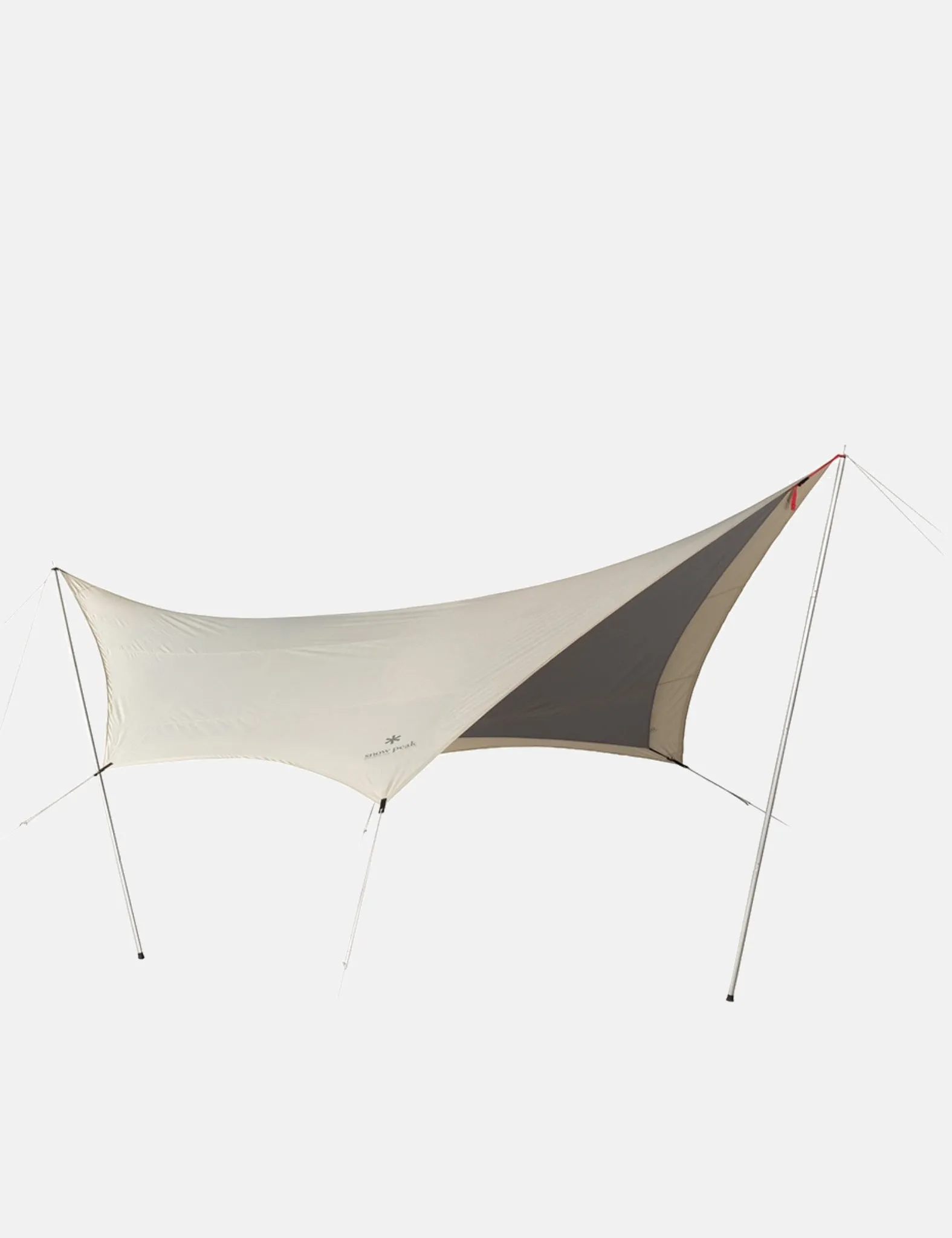 Snow Peak Takibi Hexa Set Tarp (Medium) - Brown