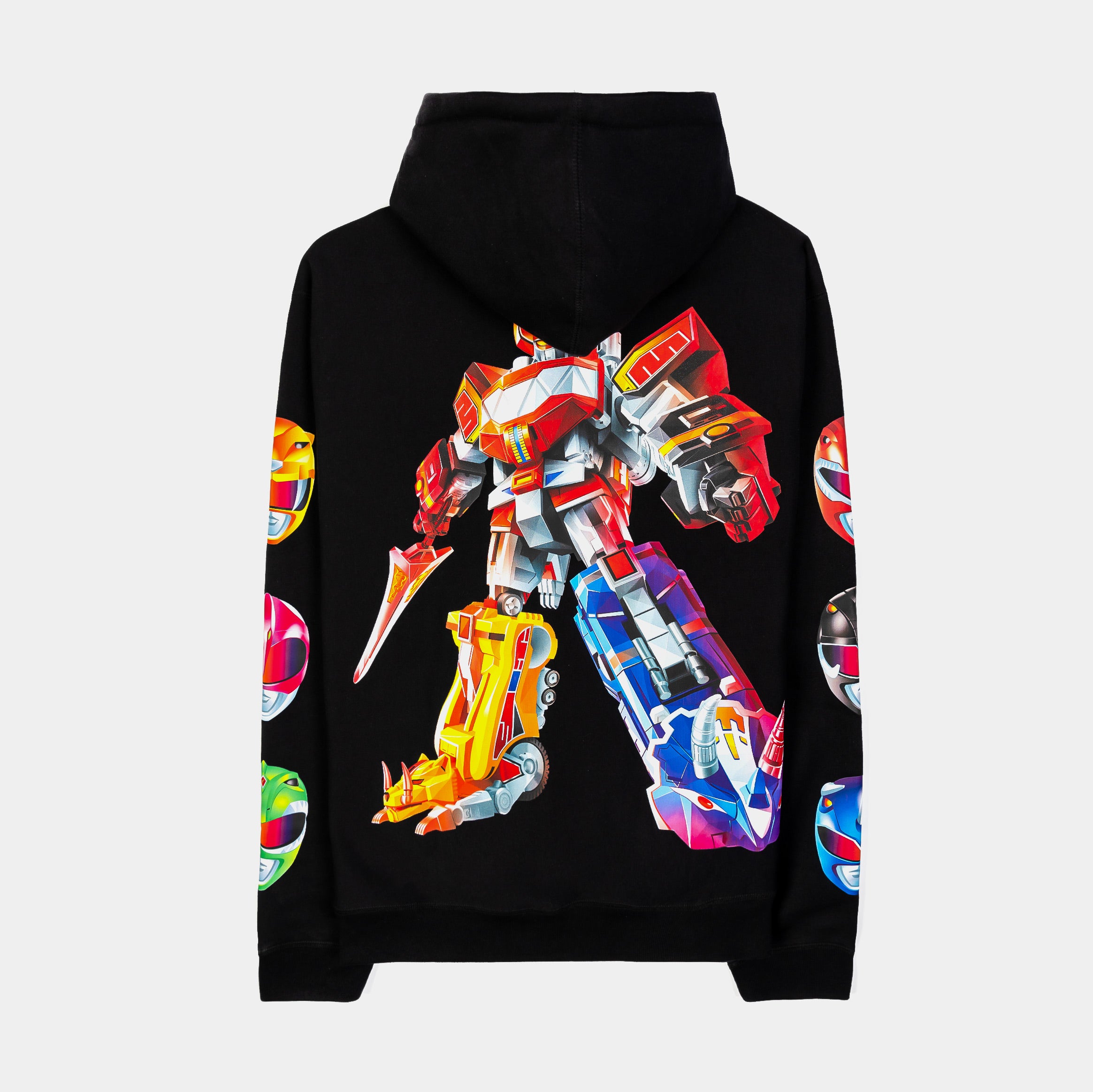 SP x Power Rangers Megazord Pullover Mens Hoodie (Black/Red)