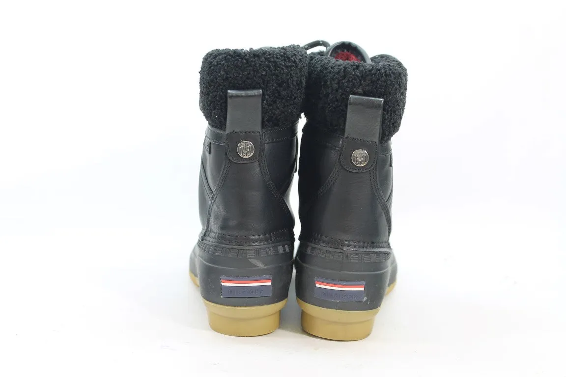 Tommy Hilfiger Rian Women's Black Boots 6M(ZAP18698)