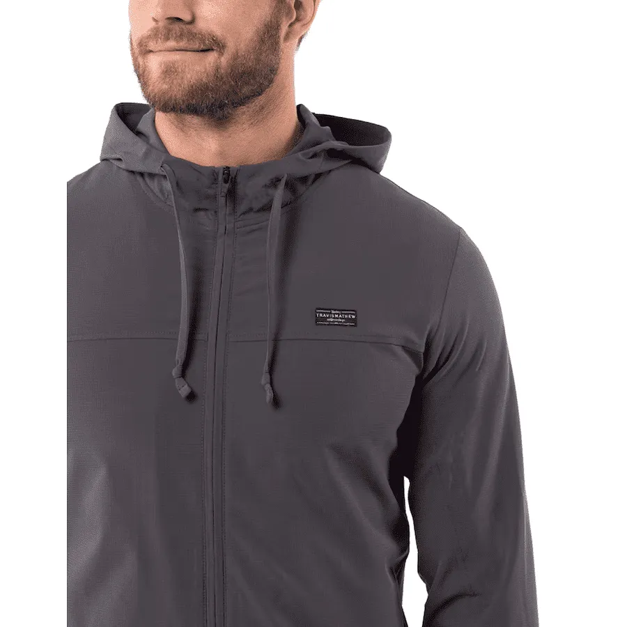 Travis Mathew Wanderlust Full Zip Hoodie - Grey