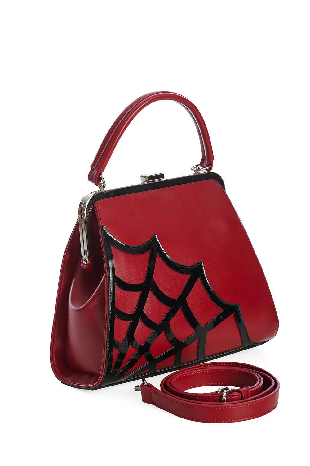 Twilight Time Burgundy Web Bag