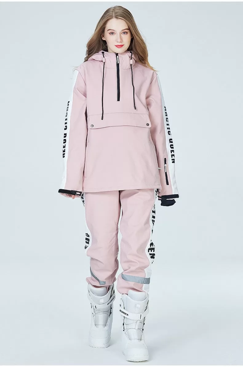 Unisex Couples Ski Suit Women's Ski Jackets and Pants Set Two Pieces