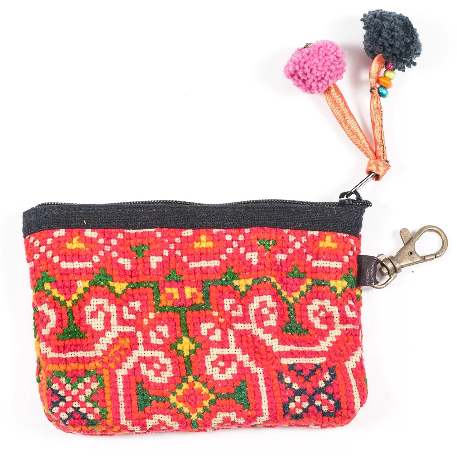 Vintage Hmong Hill Tribe Coin Purse (Thailand) - Style 4