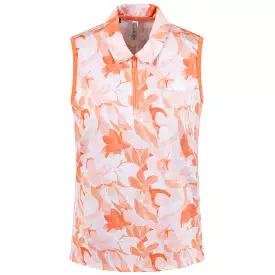 Womens Our Fairway Floral SL Polo Coral Fusion - SS23