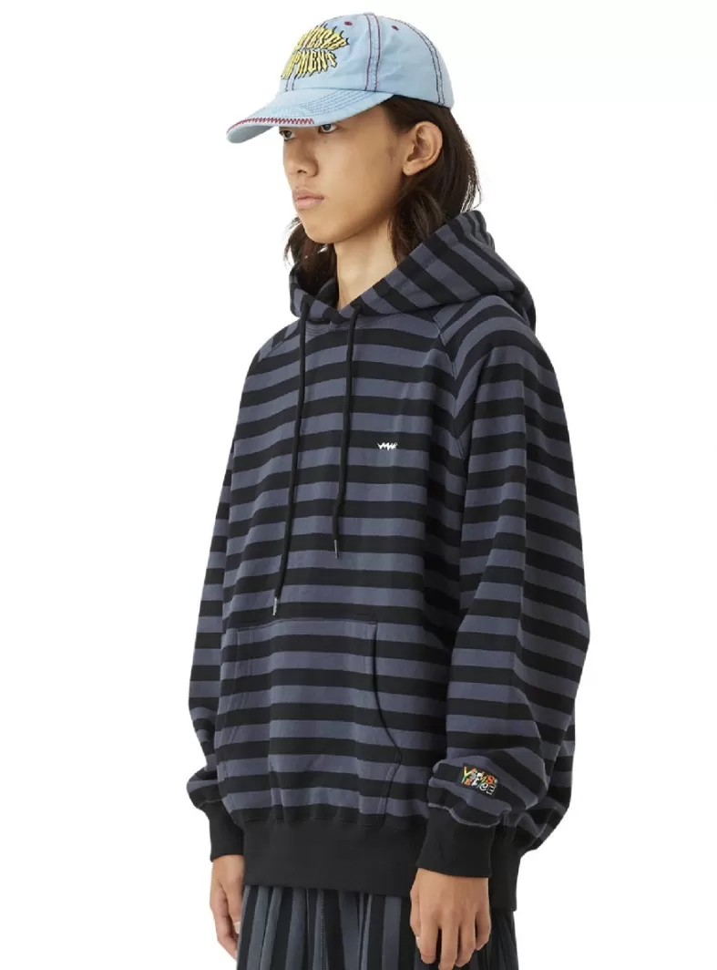 YESEYESEE  |[YESEYESEE] ★ SN-Stripe Raglan Hoodie