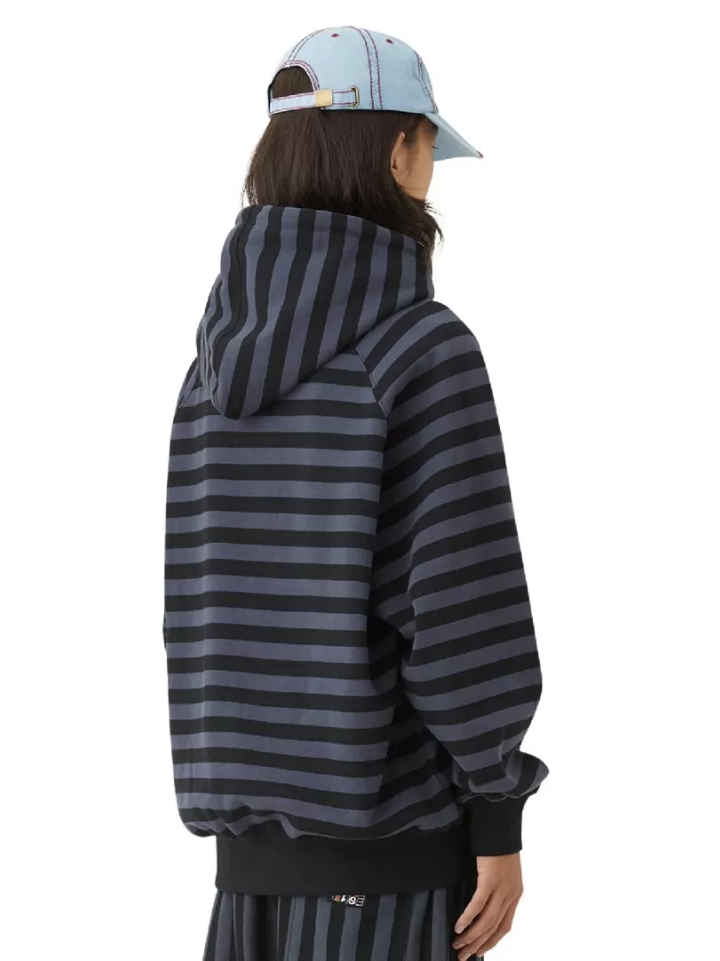 YESEYESEE  |[YESEYESEE] ★ SN-Stripe Raglan Hoodie