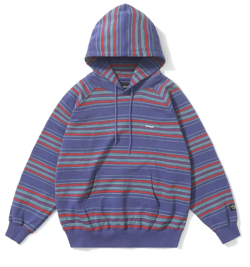 YESEYESEE  |[YESEYESEE] ★ SN-Stripe Raglan Hoodie