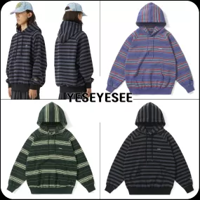 YESEYESEE  |[YESEYESEE] ★ SN-Stripe Raglan Hoodie