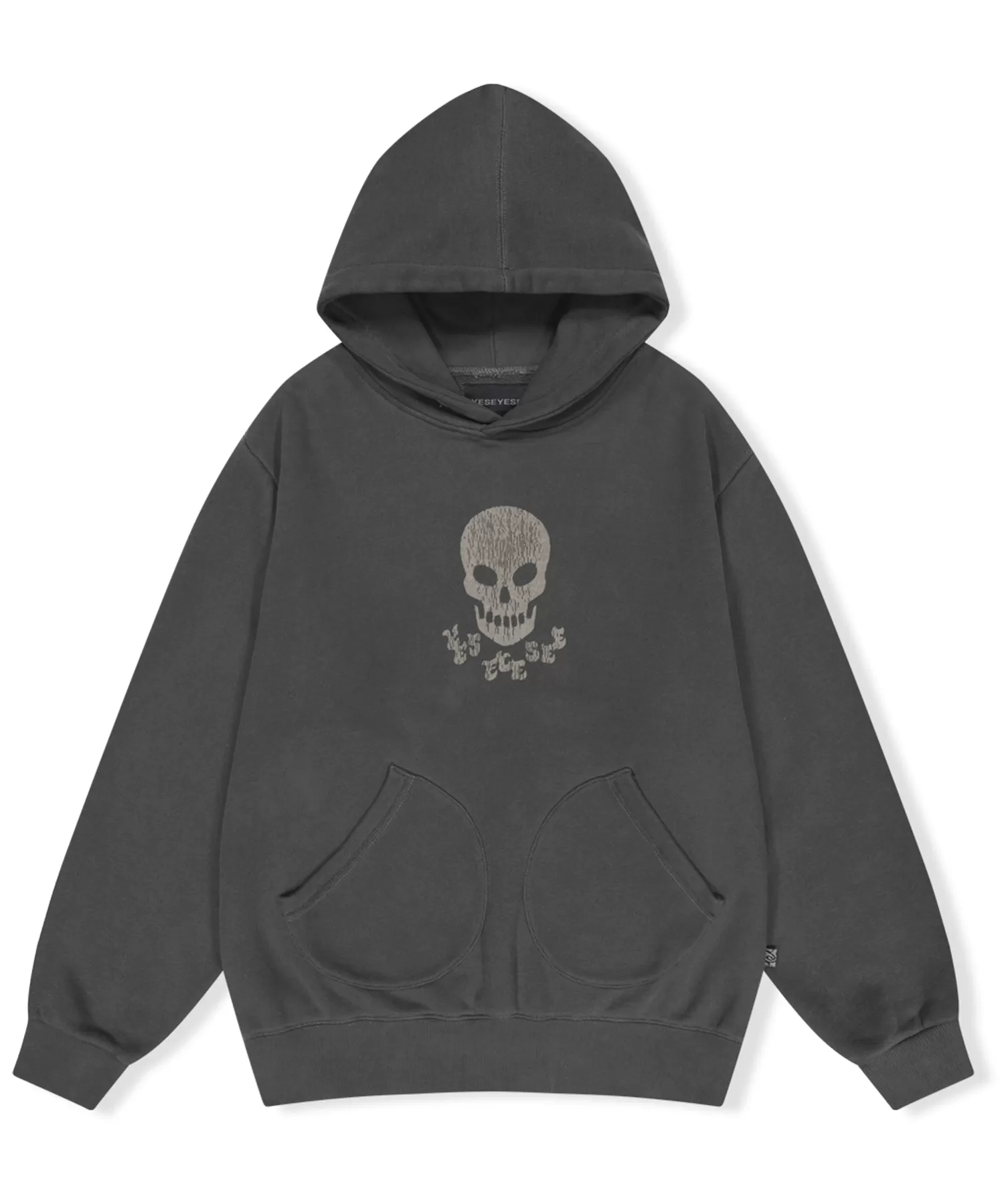 YESEYESEE  |[YESEYESEE] ★ Y.E.S Skull Pigment Hoodie