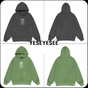 YESEYESEE  |[YESEYESEE] ★ Y.E.S Skull Pigment Hoodie