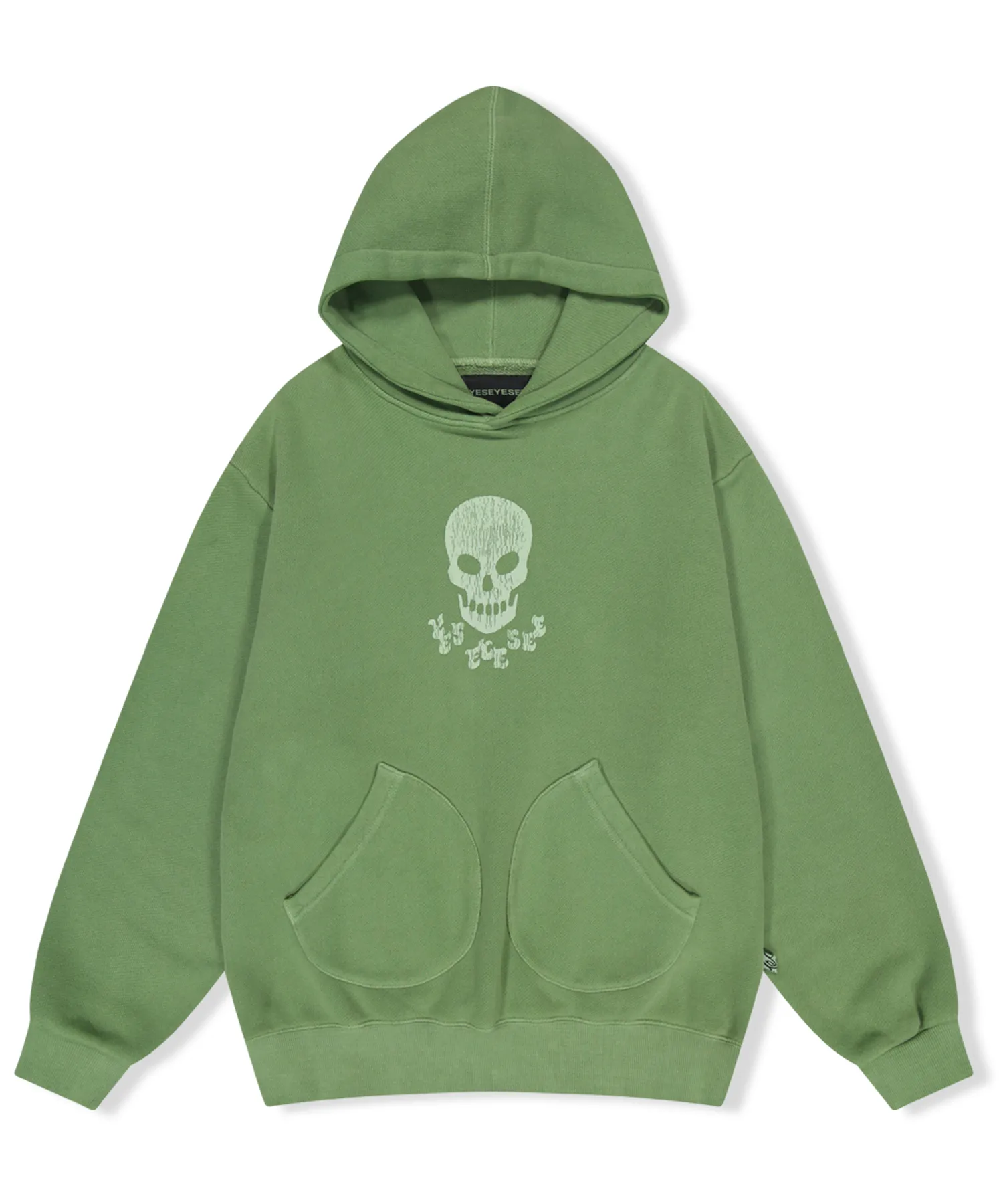 YESEYESEE  |[YESEYESEE] ★ Y.E.S Skull Pigment Hoodie